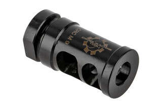 The Cross Machine Tool 9mm Mini Combat Recoil Compensator is machined from steel with Nitride finish